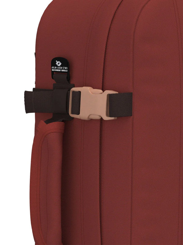 Cabinzero Classic 44L Backpack in Sangria Red Color 8