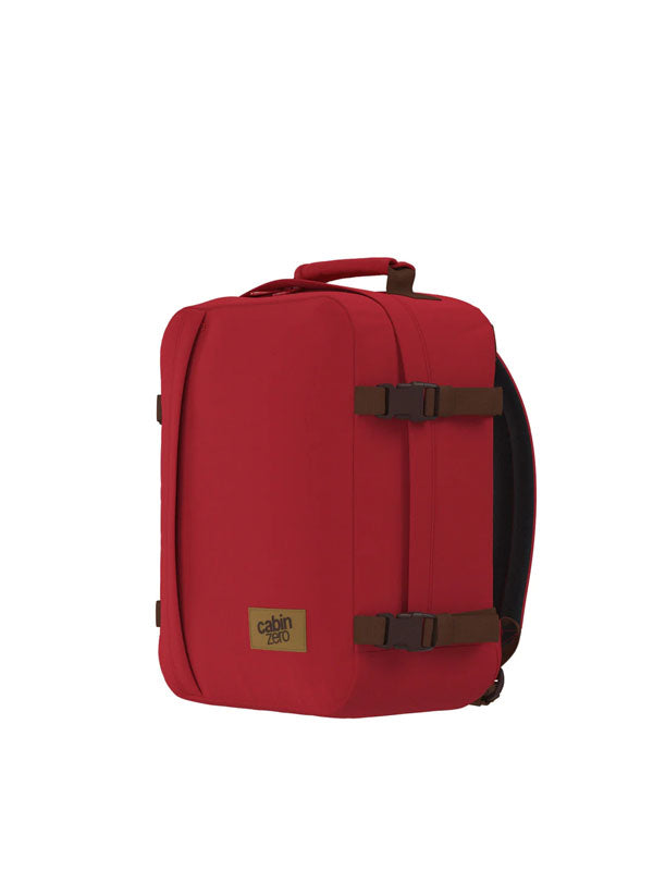 Cabinzero Classic Backpack 28L in London Red Color 6