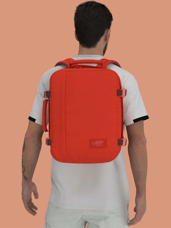 Cabinzero Classic Backpack 28L in Tomato Festival Color – THIS IS FOR HIM