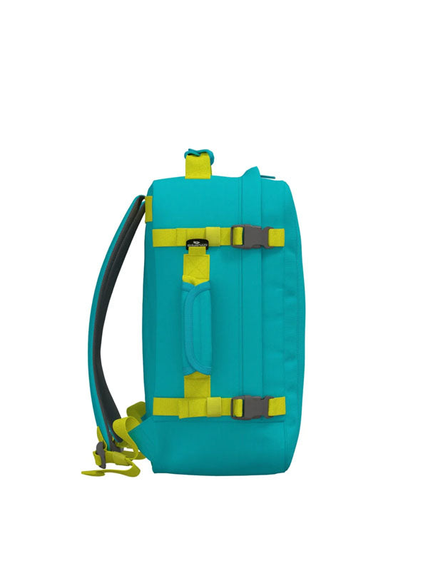 Cabinzero Classic Backpack 36L in Aqua Lagoon Color 3