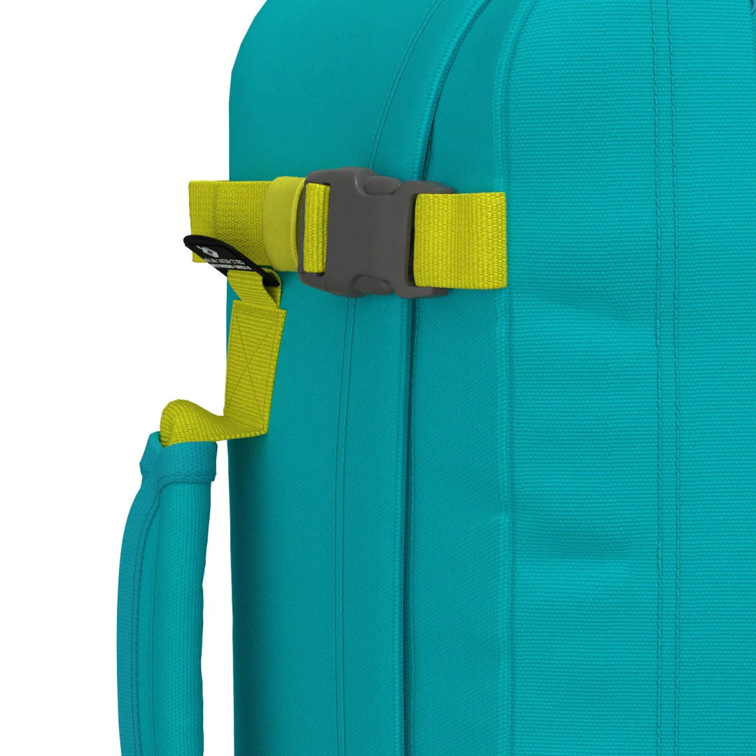 Cabinzero Classic Backpack 36L in Aqua Lagoon Color 8