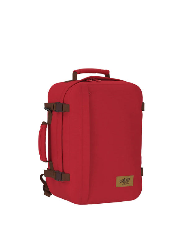 Cabinzero Classic Backpack 36L in London Red Color 6
