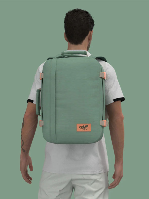 Cabinzero Classic Backpack 36L in Sage Forest Color 15