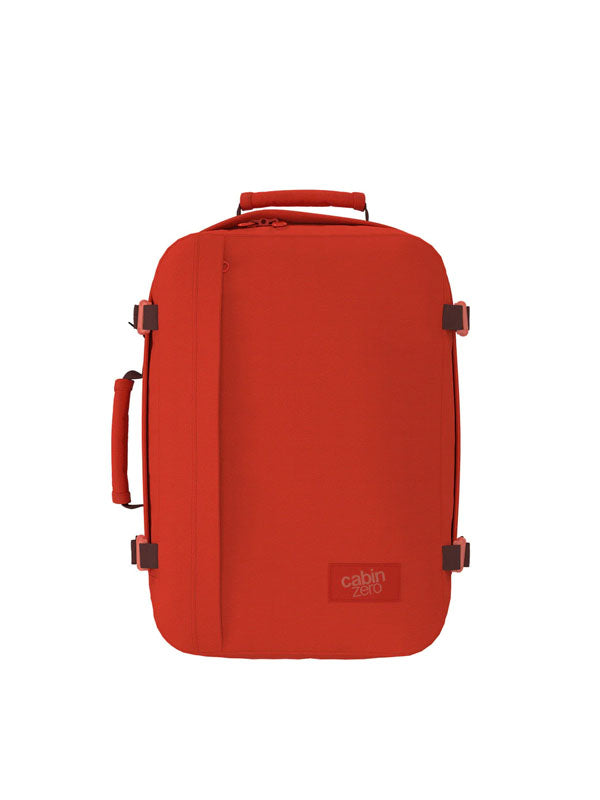 Cabinzero Classic Backpack 36L in Tomato Festival Color
