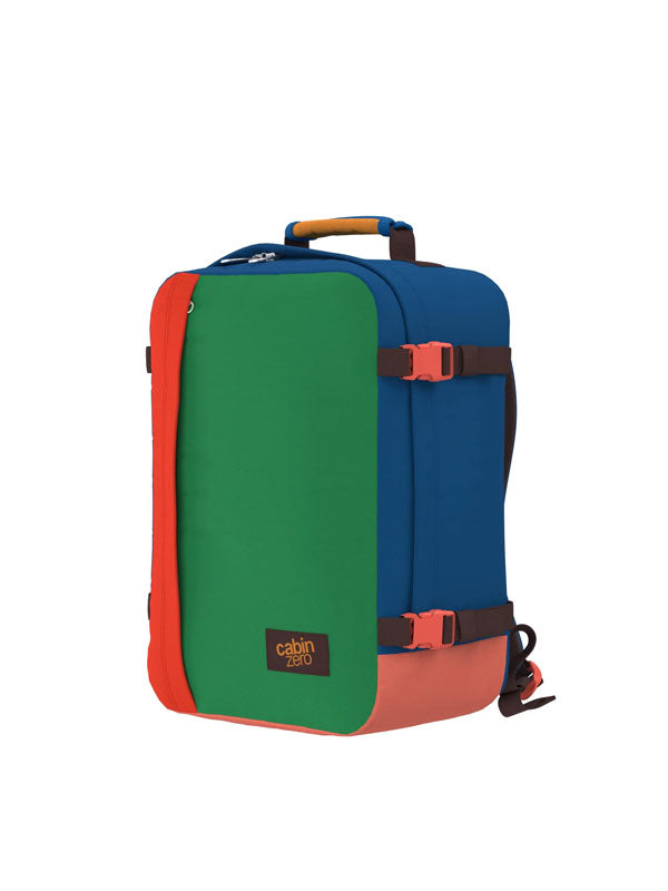 Cabinzero Classic Backpack 36L in Tropical Blocks Color 6