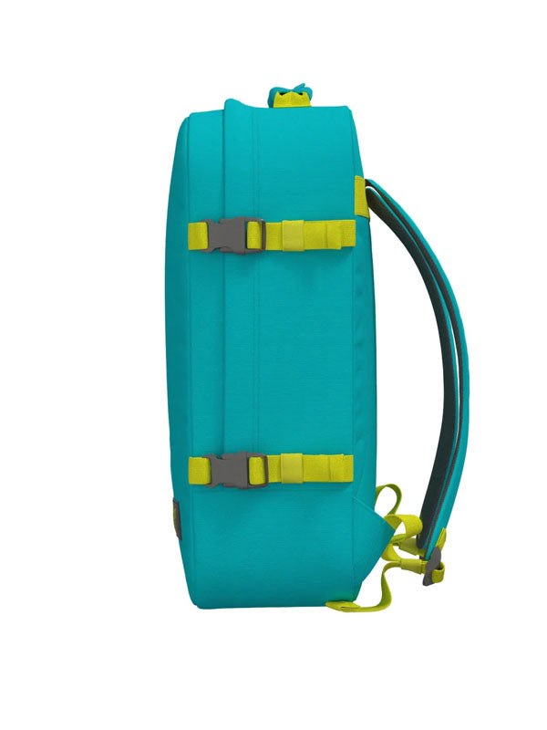 Cabinzero Classic Backpack 44L in Aqua Lagoon Color 5