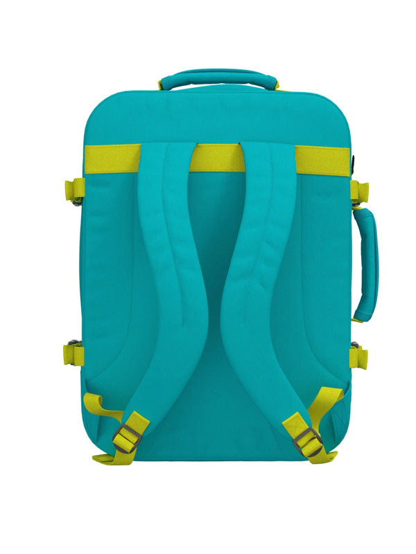 Cabinzero Classic Backpack 44L in Aqua Lagoon Color 6