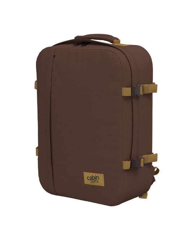 Cabinzero Classic Backpack 44L in Belgian Chocolate Color 4