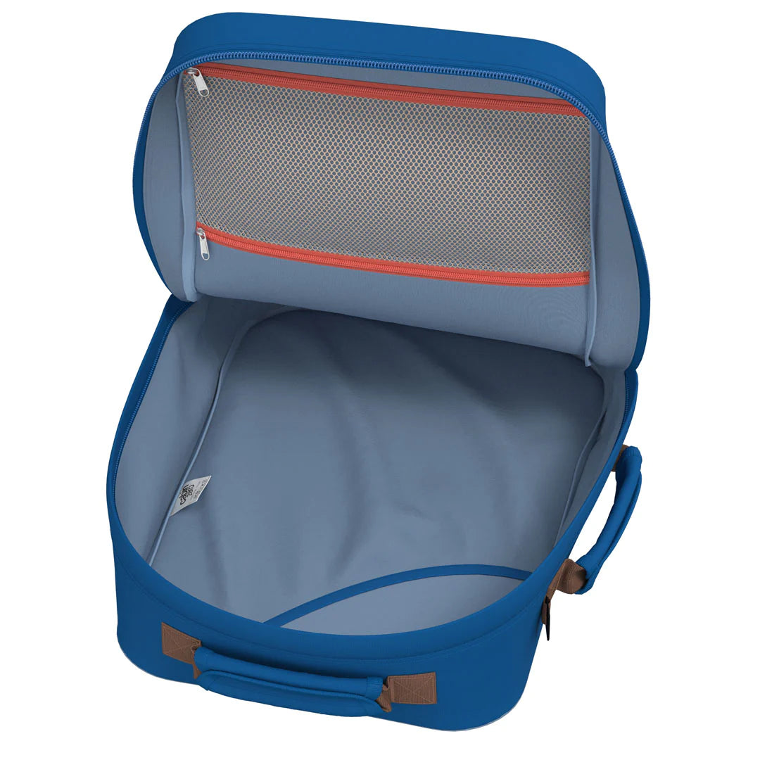 Cabinzero Classic Backpack 44L in Capri Blue Color 9