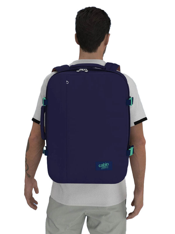 Cabinzero Classic Backpack 44L in Deep Ocean Color  10