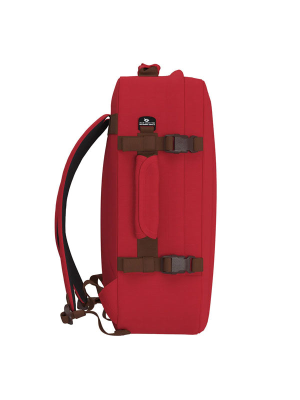 Cabinzero Classic Backpack 44L in London Red Color 2