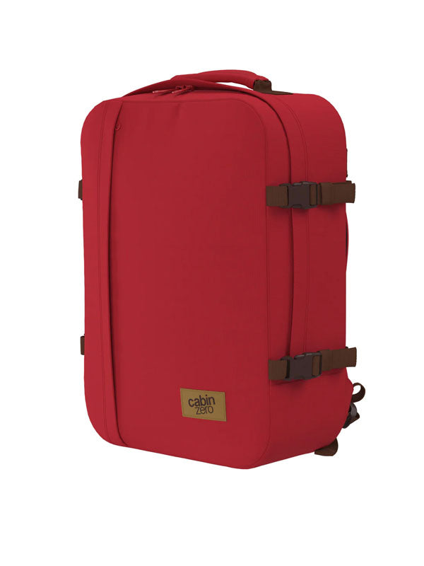 Cabinzero Classic Backpack 44L in London Red Color 5