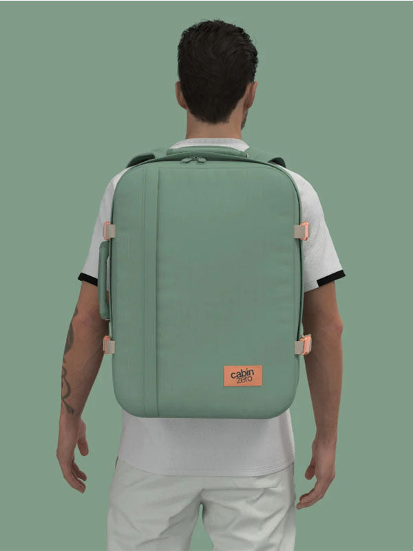 Cabinzero Classic Backpack 44L in Sage Forest Color 10