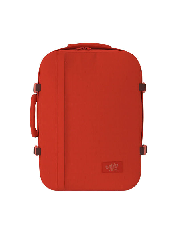 Cabinzero Classic Backpack 44L in Tomato Festival Color