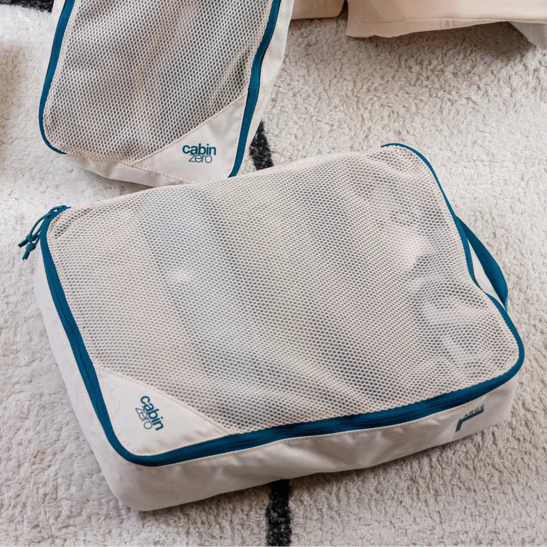 Cabinzero Classic Packing Cube Large in Oyster White Color 7