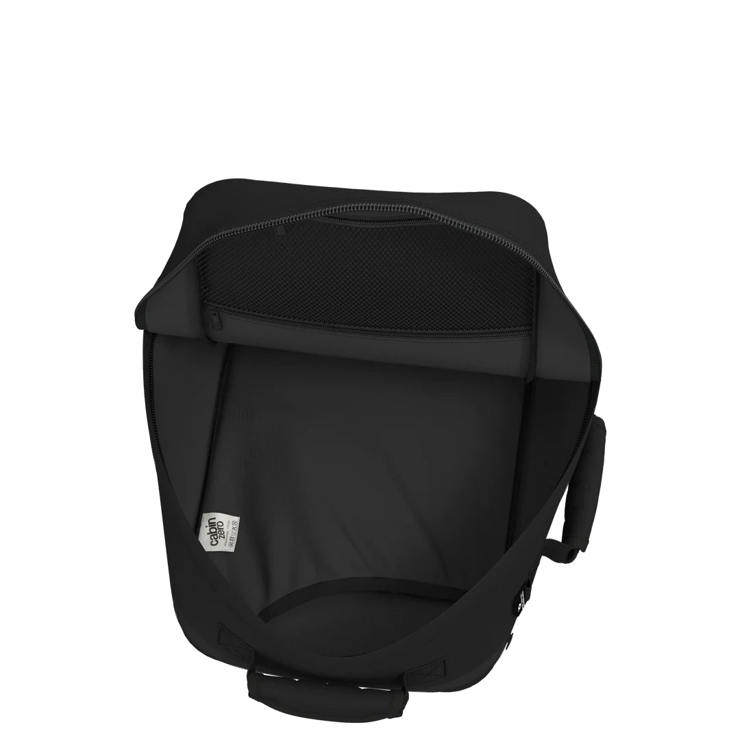 Cabinzero Classic Tech Backpack 28L in Absolute Black Color 11