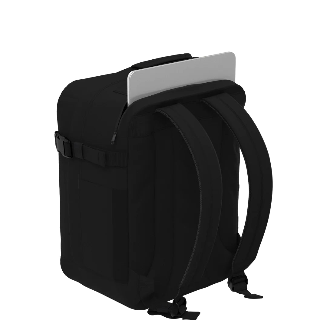 Cabinzero Classic Tech Backpack 28L in Absolute Black Color 12