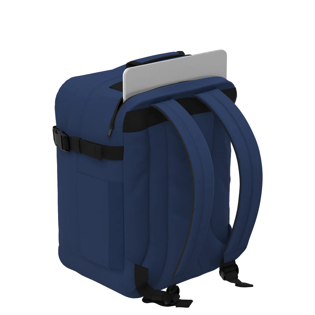 Cabinzero Classic Tech Backpack 28L in Midnight Blue Color 11