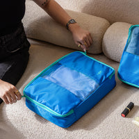 Cabinzero Lux Packing Cube Large in Capri Blue Color 9