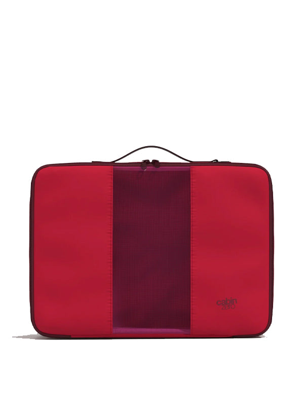 Cabinzero Lux Packing Cube Large in Cranberry Color