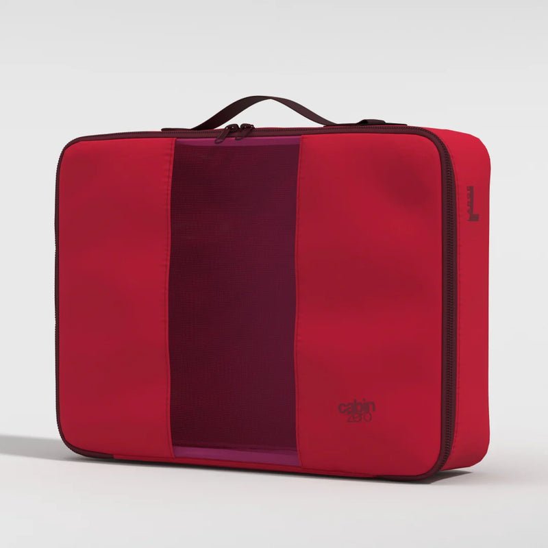 Cabinzero Lux Packing Cube Large in Cranberry Color 7
