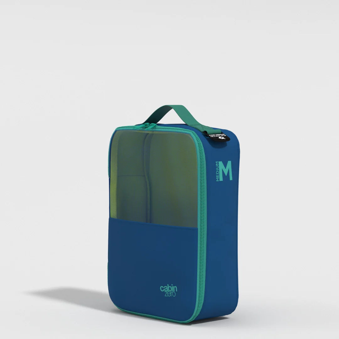 Cabinzero Lux Packing Cube Medium in Capri Blue Color 5