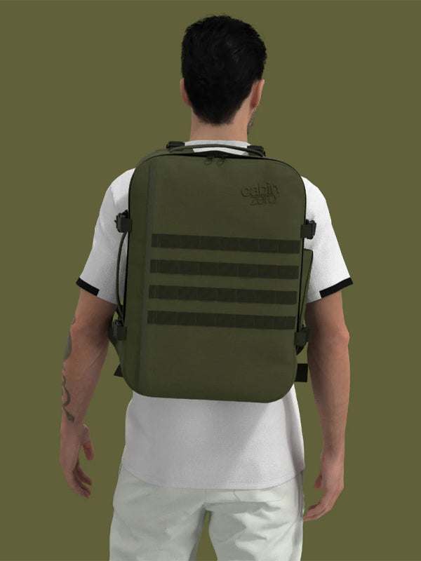 Cabinzero Military Backpack 36L in Green Color 10