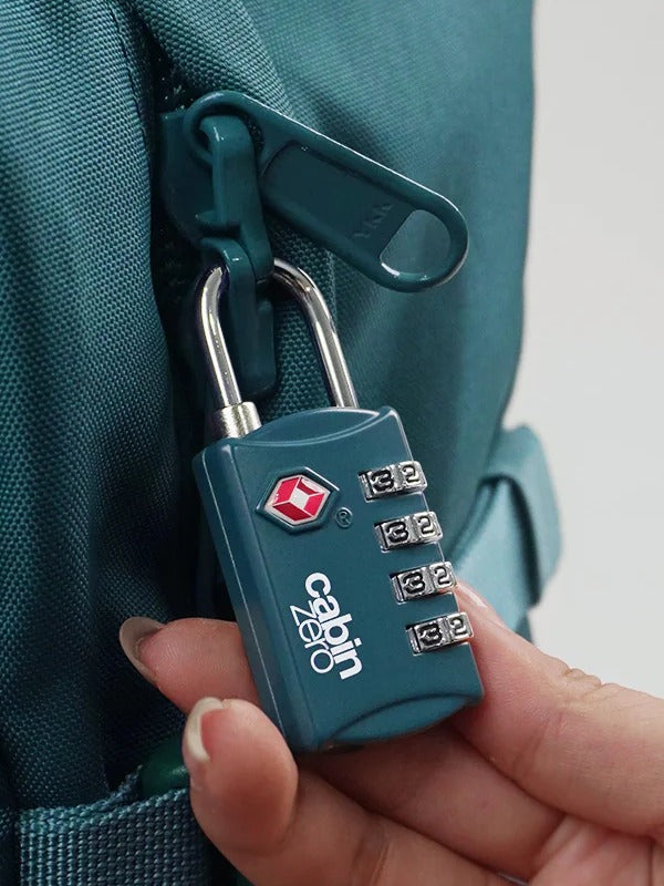 Cabinzero TSA Travel Lock in Aruba Blue Color 2