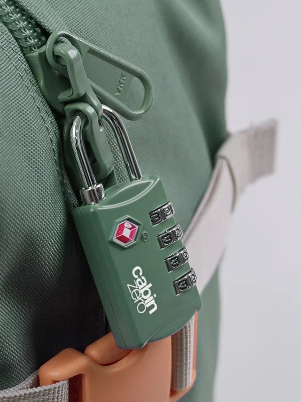 Cabinzero TSA Travel Lock in Sage Forest Color 2