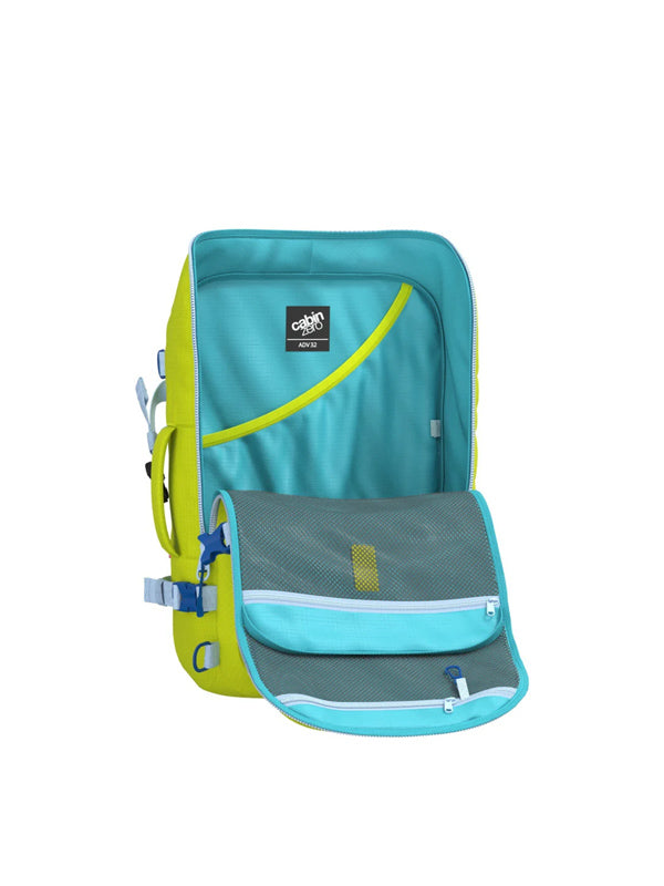Cabinzero ADV Backpack 32L in Mojito Lime Color 7