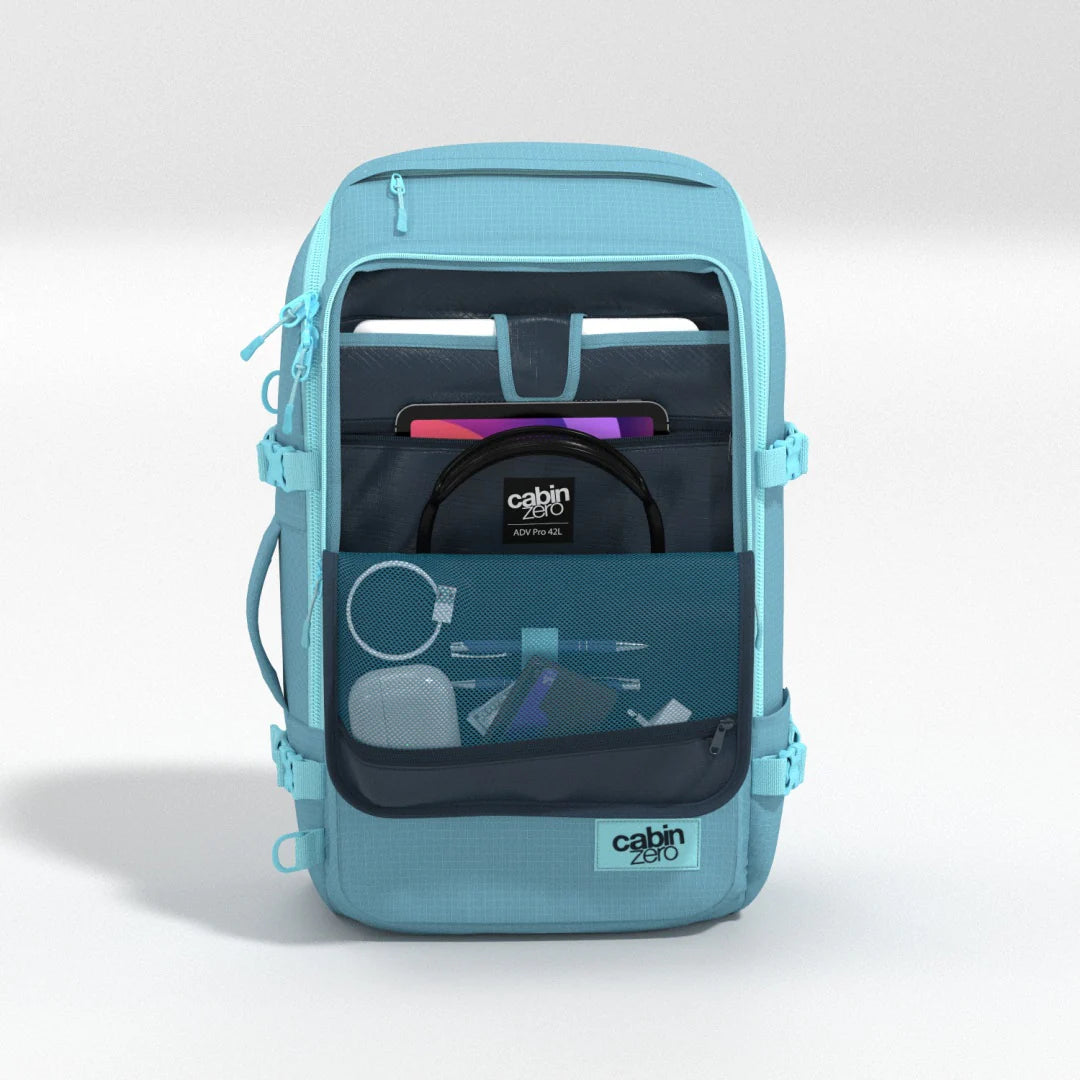 Cabinzero ADV PRO Backpack 42L in Maldives Blue Color
