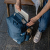Cabinzero Classic Tech Backpack 28L in Blue Grotto Color