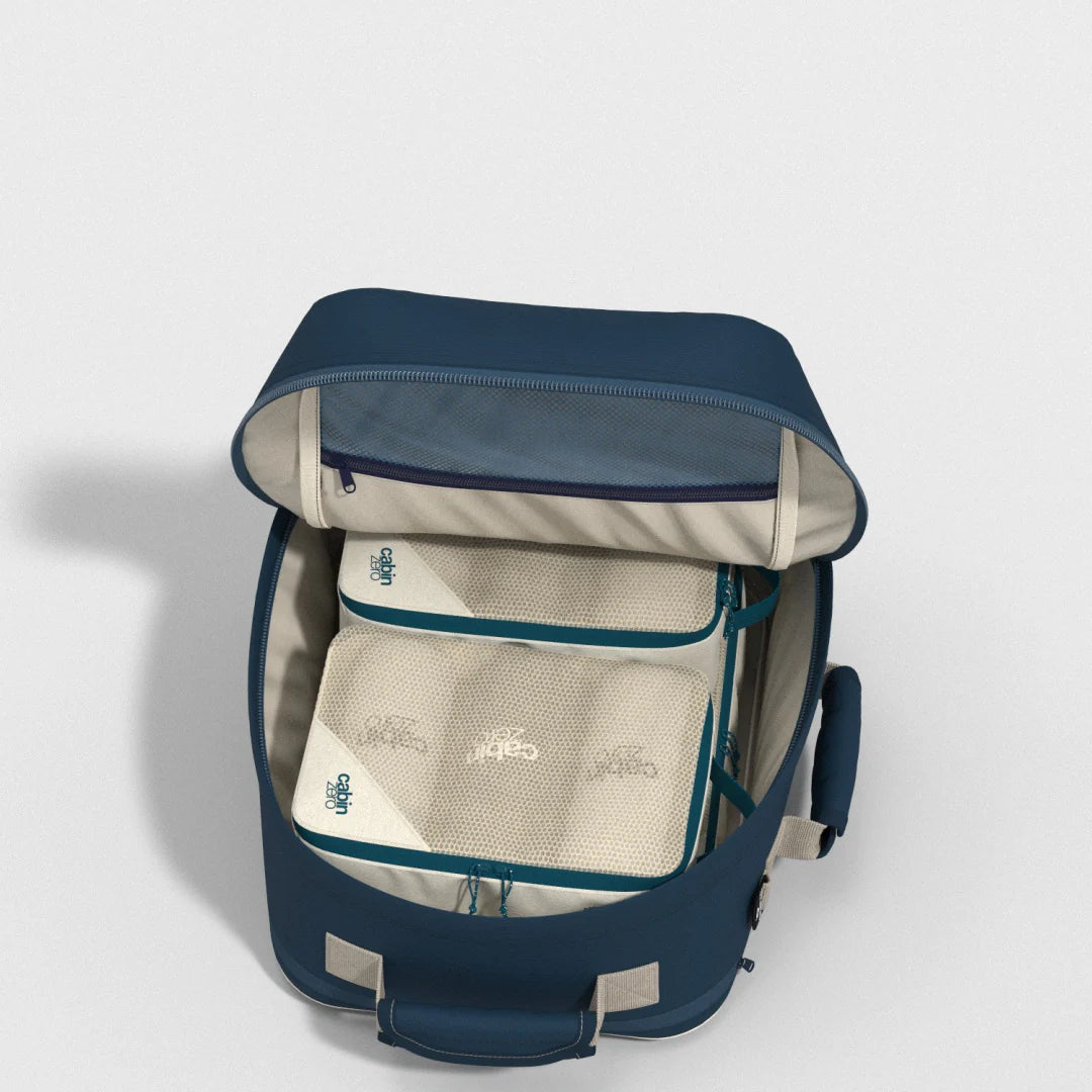 Cabinzero Classic Tech Backpack 28L in Blue Grotto Color
