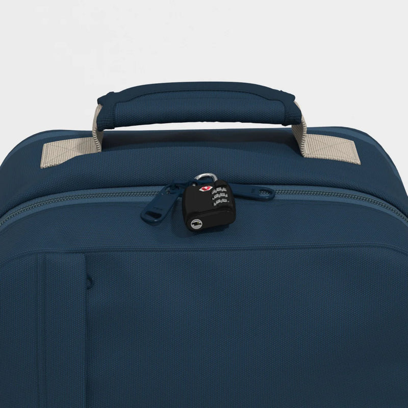 Cabinzero Classic Tech Backpack 28L in Blue Grotto Color
