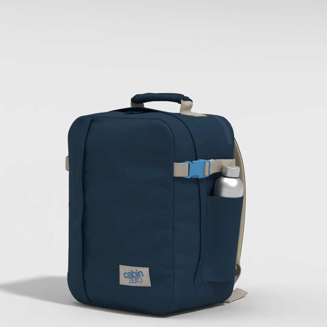 Cabinzero Classic Tech Backpack 28L in Blue Grotto Color