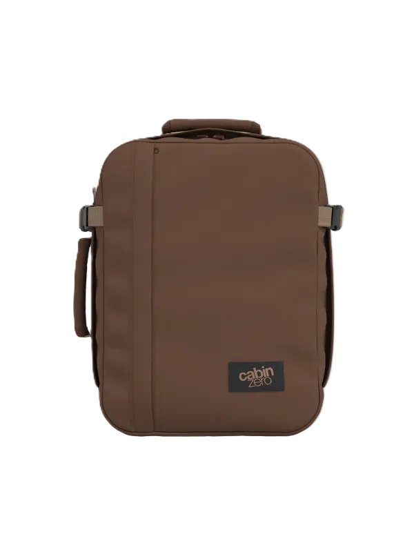Cabinzero Classic Tech Backpack 28L in Redwood Color