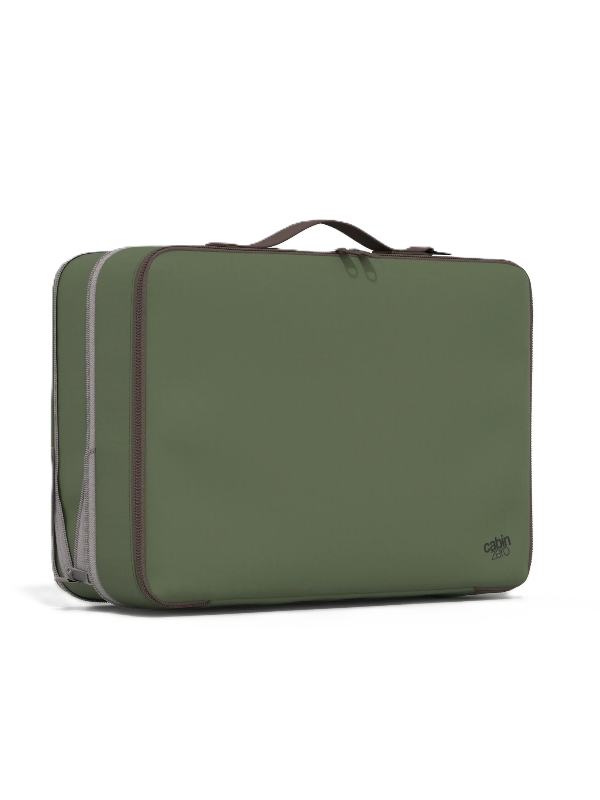 Cabinzero Lux Compression Packing Cube Large in Georgian Khaki Color
