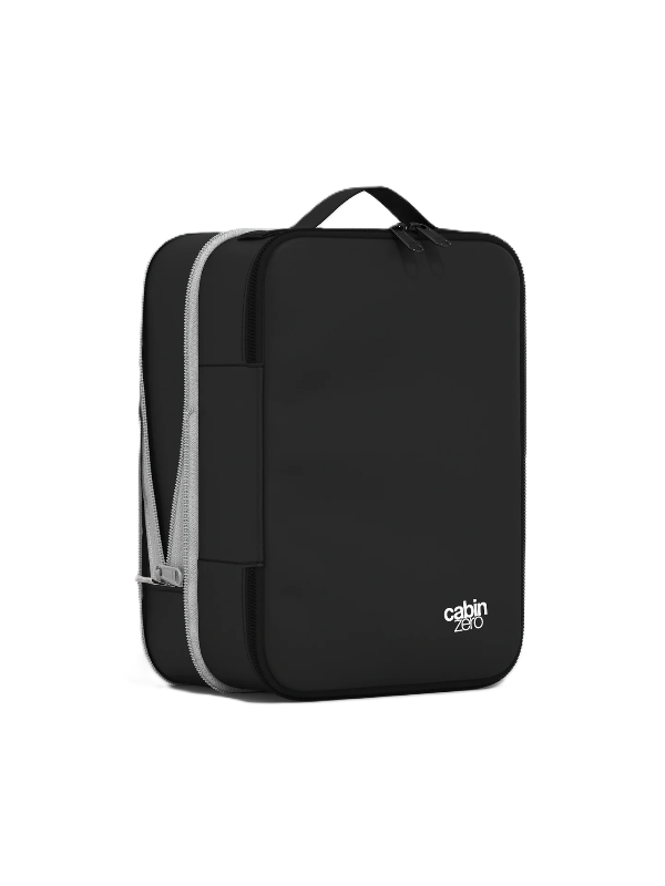 Cabinzero Lux Compression Packing Cube Medium in Absolute Black Color