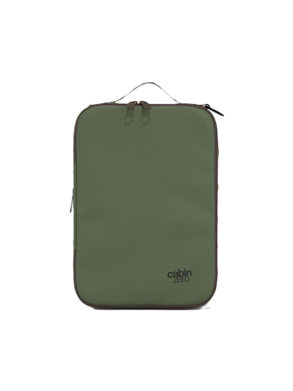Cabinzero Lux Compression Packing Cube Medium in Georgian Khaki Color