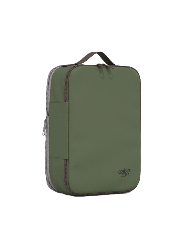 Cabinzero Lux Compression Packing Cube Medium in Georgian Khaki Color