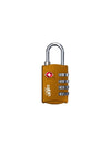 Cabinzero TSA Travel Lock in Orange Chill Color