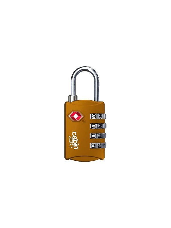 Cabinzero TSA Travel Lock in Orange Chill Color