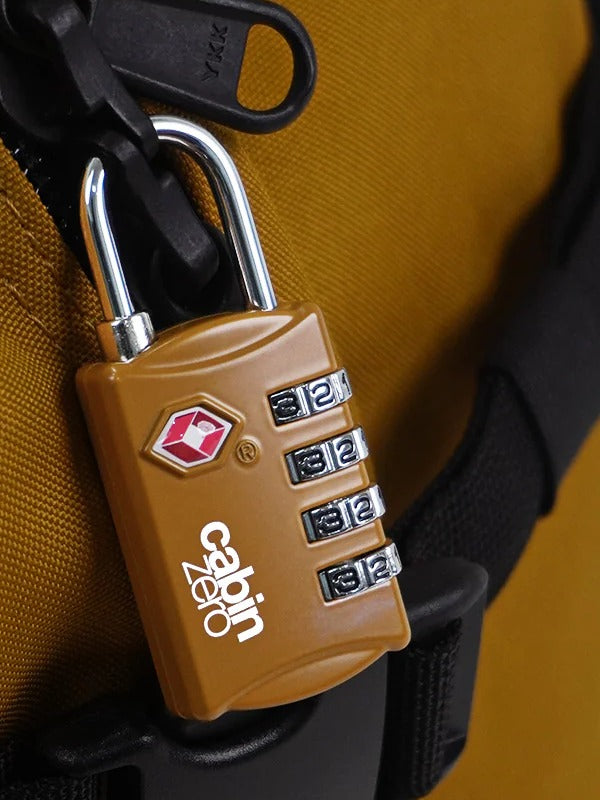 Cabinzero TSA Travel Lock in Orange Chill Color 2