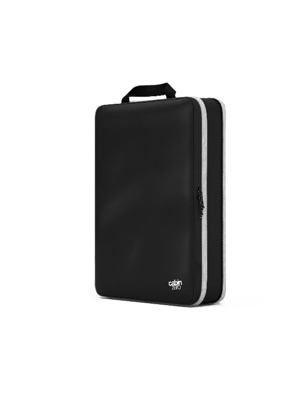 Cabinzero Ultra Light Compression Packing Cube Large in Absolute Black Color