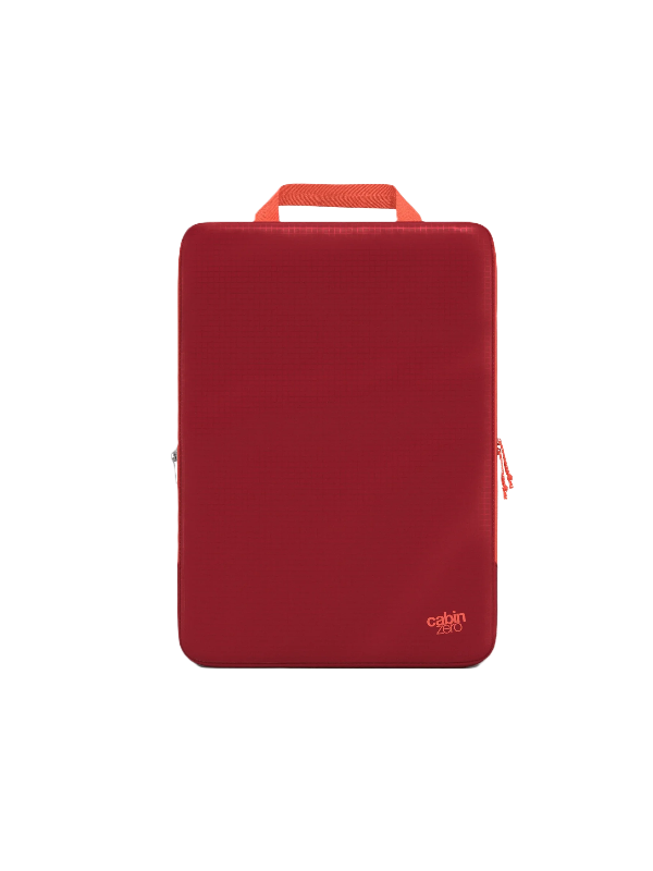 Cabinzero Ultra Light Compression Packing Cube Large in Fiesta Red Color
