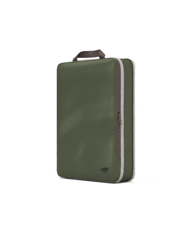 Cabinzero Ultra Light Compression Packing Cube Large in Georgian Khaki Color