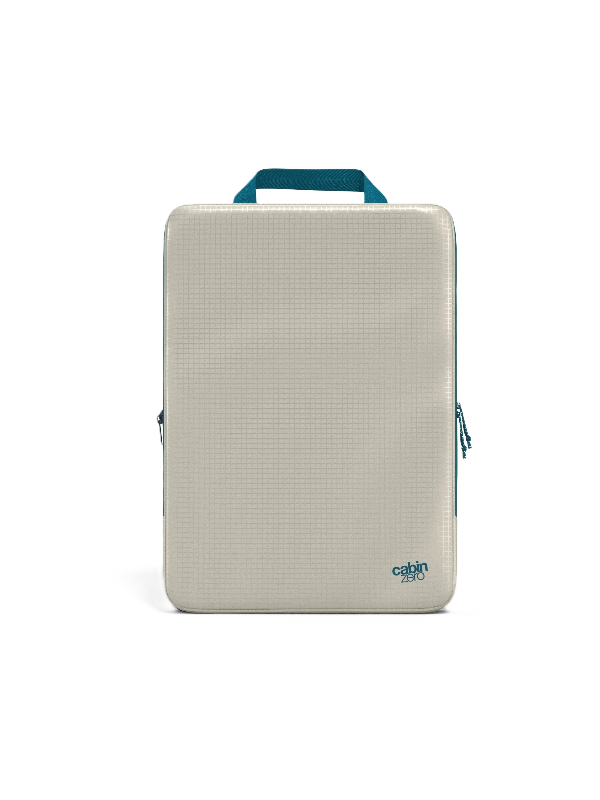 Cabinzero Ultra Light Compression Packing Cube Large in Oyster White Color