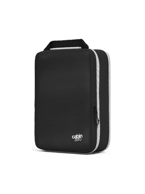 Cabinzero Ultra Light Compression Packing Cube Medium in Absolute Black Color