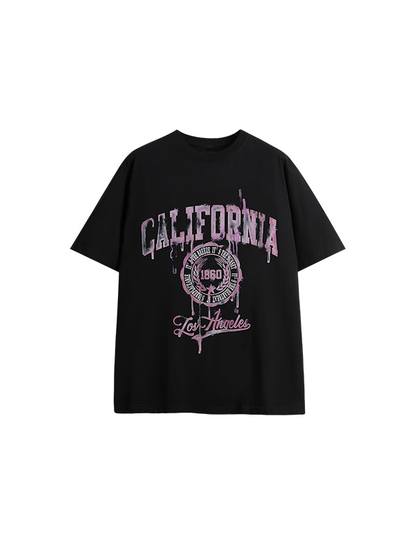 California 1860 T-Shirt in Black Color
