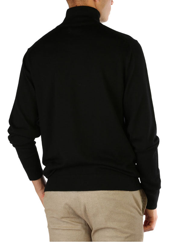 Calvin Klein Half-Zip Pullover in Black Color 2